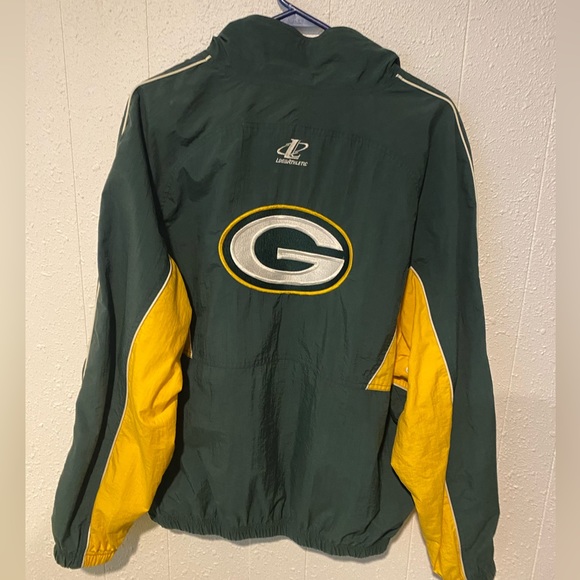 Vintage Green Bay Packers Logo Athletics light Jacket - Picture 2 of 6